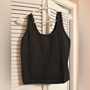 A New Day Dark Green Cropped Tank